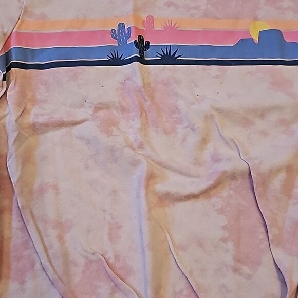 Tie Die girls t shirt size L 10/12 - Picture 2 of 5